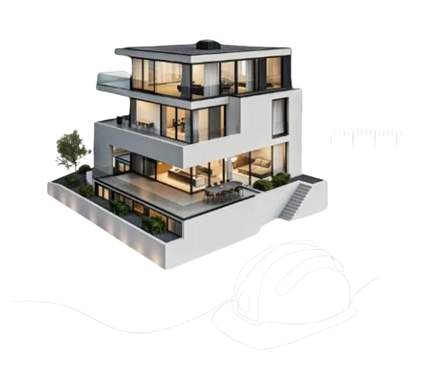 Modern 3D House Render